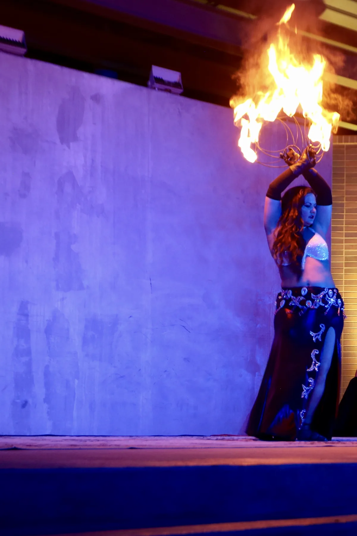 Fire sword performance