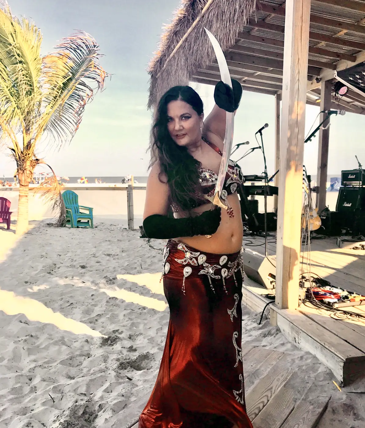 Belly dance moment
